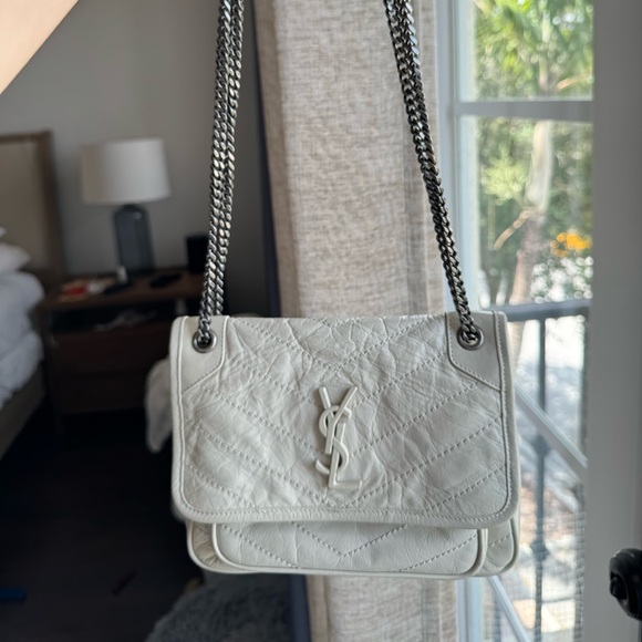 YSL Saint Laurent Niki bag in blanc vintage - Picture 3 of 14
